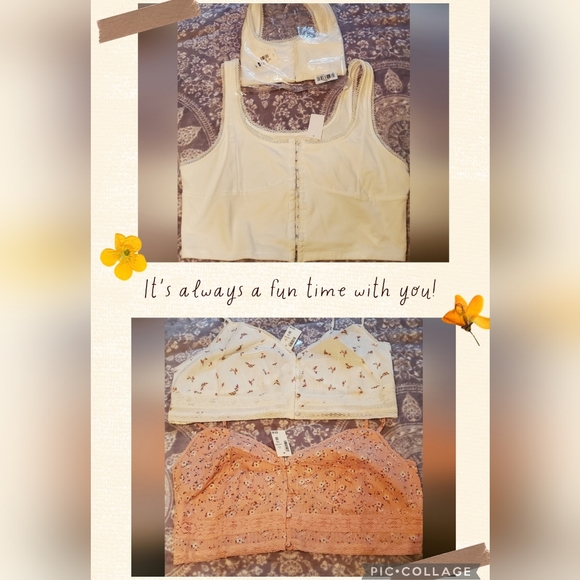 FINAL PRICE! 4NEW Aeropostale Crop Tops - Picture 1 of 4